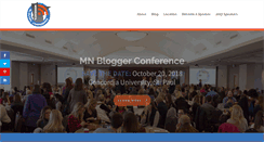 Desktop Screenshot of mnbloggerconference.com